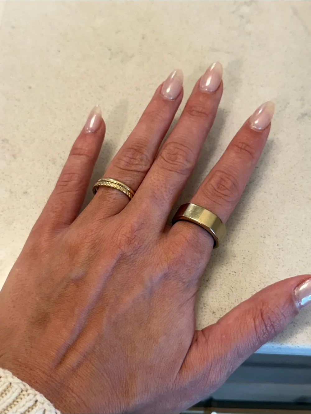Oura Ring Gen 3 Heritage - Gold - Size US8